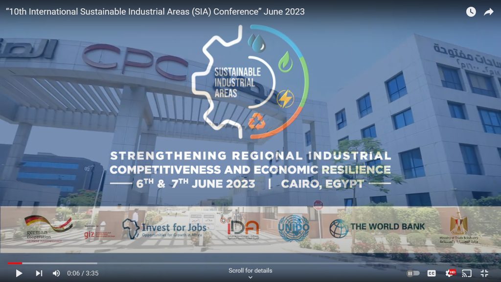 “10th International Sustainable Industrial Areas (SIA) Conference” June 2023